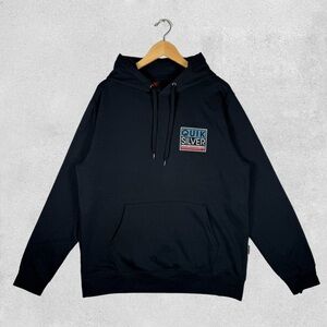 NWT Men’s Quiksilver Black Surf Hoodie Size L